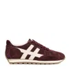Hogan 86er Cam Bordeaux Running Sneakers In Burgundy