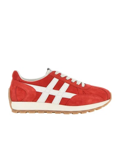 Hogan 86er Lace-up Sneakers In Red