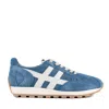 Hogan 86er Suede Sneakers Shoes In Blue