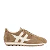 Hogan 86er Mud Suede Running Sneakers In Multi