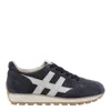 Hogan Low-top Sneakers Round Toeline In Blue