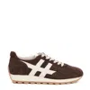 Hogan 86r Running Suede Brown Sneakers