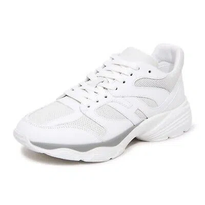 Pre-owned Hogan 9977az Sneaker Uomo  H665 Man Shoes In Bianco