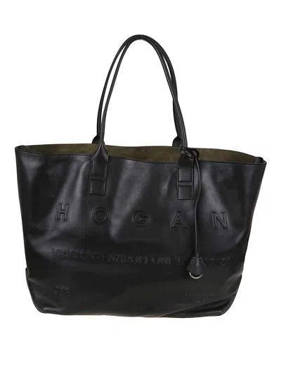 HOGAN ADDRESS SHOPPING MEDIA LEATHER