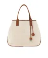 Hogan Address Tote Bag In Brown