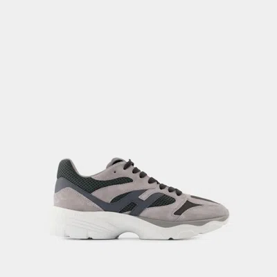 Hogan Allacc Sneakers -  - Leather - Grey