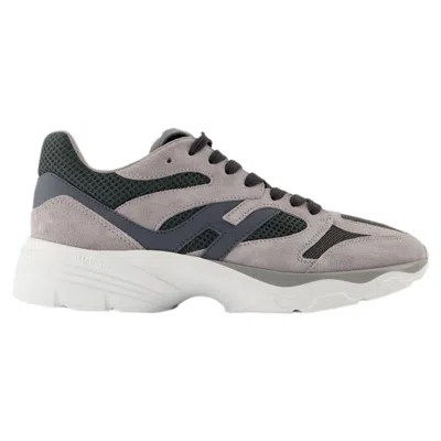 HOGAN ALLACC SNEAKERS - HOGAN - LEATHER - GREY
