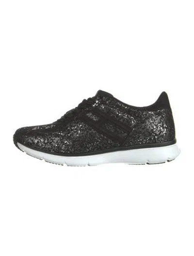Pre-owned Hogan Animal Print Athletic Sneakers In Black