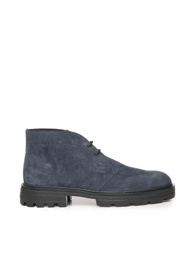 Hogan Ankle Boot H673 In Blue