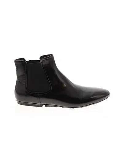 Pre-owned Hogan Ankle Boots In Black