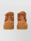Hogan Ankle Boots With Tassel Detail And Rubber Sole In Brown