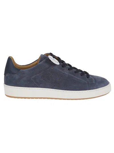 HOGAN HOGAN ARTISANAL GREY SNEAKERS WITH SMOOTH LEATHER