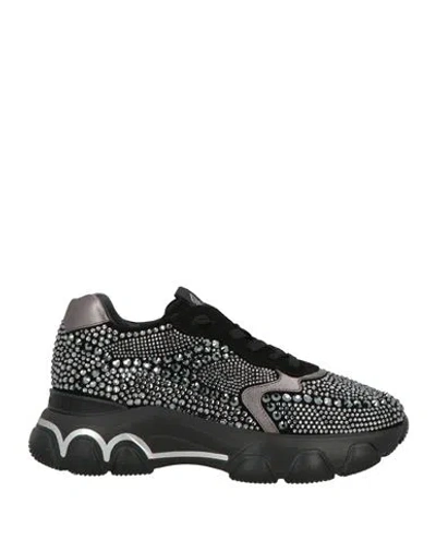 Hogan Atelier Woman Sneakers Black Size 6 Leather