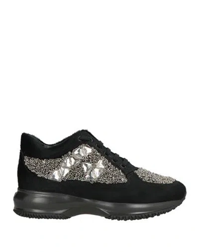 Hogan Atelier Woman Sneakers Black Size 7 Leather
