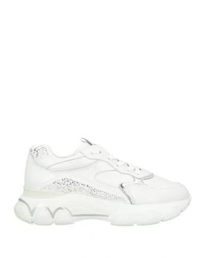 Hogan Atelier Woman Sneakers Off White Size 8 Leather