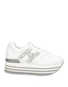 Hogan Atelier Woman Sneakers White Size 7.5 Leather In White