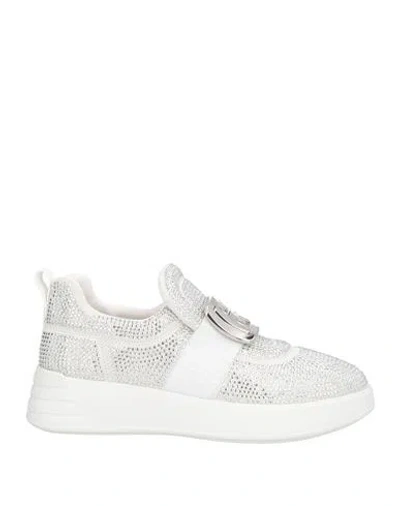 Hogan Atelier Woman Sneakers White Size 8 Leather