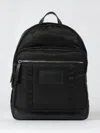 Hogan Logo-patch Backpack In Black