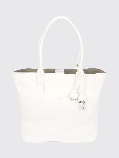 Hogan Tote Bag  Woman Color White