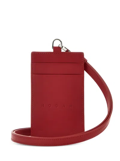 Hogan Badge Holder In Red