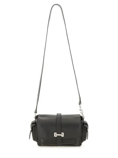 Hogan Bag Flap Small In Black