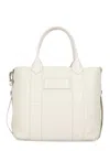 Hogan Script Shopping Bag In Beige