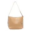 Hogan Strap Adjust Hobo Metal Rectangular Bag In Beige