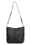 Hogan Small Leather Cross-body Bag In Black