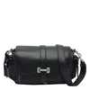 Hogan Flap Small Leather Crossbody Bag In Black