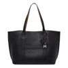 Hogan Script Shopping Bag Medium In Blue