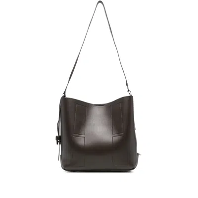 Hogan Hobo Bag Hocket Medium In Brown