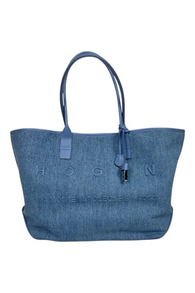 Hogan Bags.. Dark Yellow In Denim Blu E Verdi