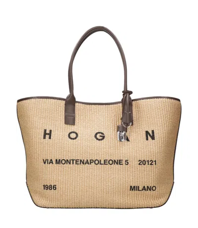 Hogan Bags.. Natural In Brown