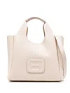 Hogan Shopping Bag "h" Small In White