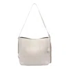 Hogan Adjustable Strap Leather Shoulder Bag In White