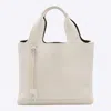 Hogan Leather Textured Top Handle Detachable Strap