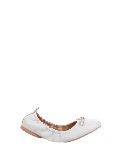 Hogan Ballerina H684 In Leather In White