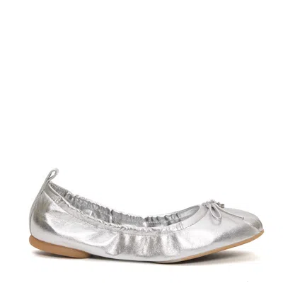 Hogan Ballerina Leather Silver In Multi