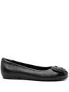 Hogan H661 Patent Leather Ballet Flats