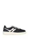 Hogan Basketball-inspired H630 Sneakers With Nubuk Leather In Black