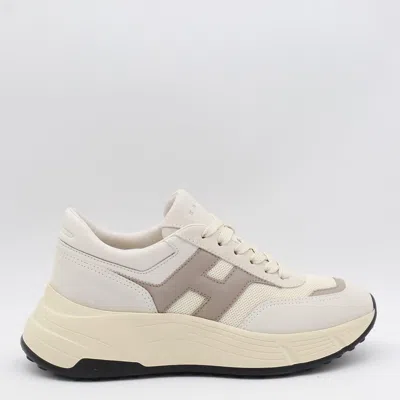 Hogan Beige And Brown Sneakers