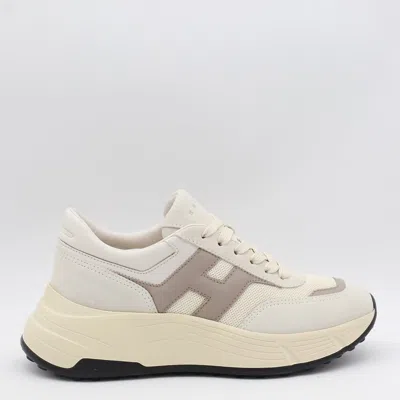 Hogan Beige And Brown Sneakers