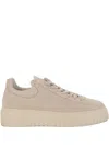 Hogan Low Top Platform Sole Sneakers In Neutral