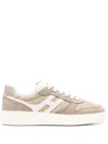Hogan H630 Lace Up Sneakers In Beige