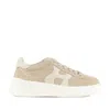 Hogan Beige Rebel Sneakers In Neutral