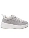 Hogan Beige Suede Sneakers In Beige