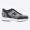 Hogan Low Top Sneakers With Suede And Mesh Panels In Multi