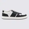 Hogan Round Toe Low Top Sneakers With Contrast Panels And Rubber Sole In Black