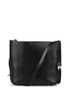Hogan Small Leather Cross-body Bag In Black