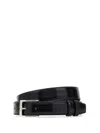 Hogan Adjustable Double Belt 30 Mm In Nero